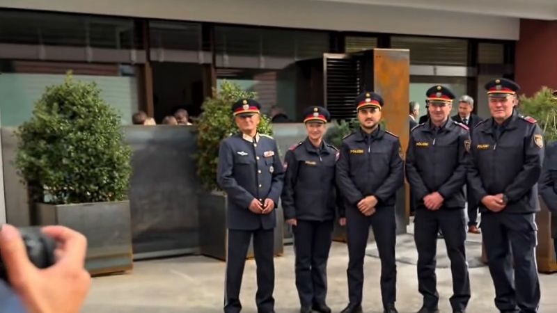Avusturya'nın en güneydeki polis karakolu eski bir otelde açıldı