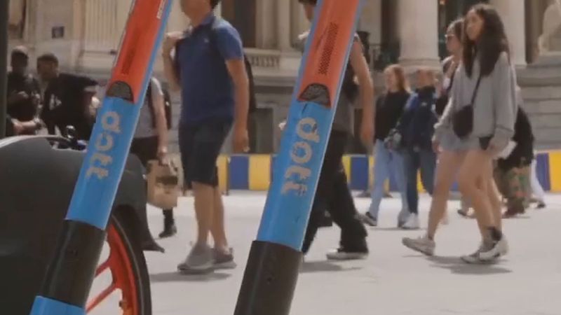 Brüksel merkezinde kiralık scooter ve bisiklete yeniden yasak: cuma 10.00 - cumartesi 22.00
