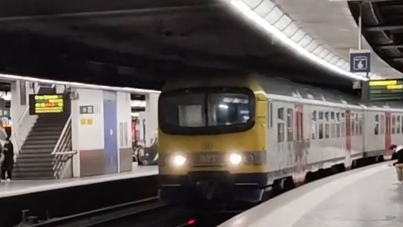 Ottignies ile Brüksel-Luxembourg arasında 24 Ekim-1 Kasım'da iki yönde tren yok