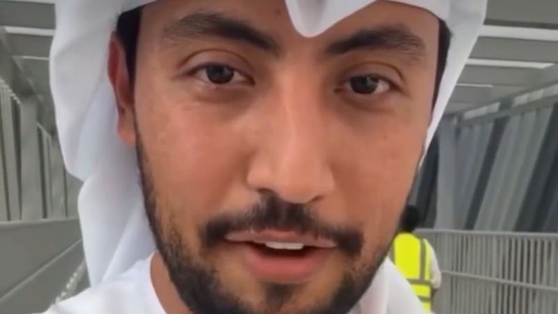 Dubai'de yaya köprüsü olmayan caddeyi idareye bildiren vatandaş, döndüğünde köprüyü buldu