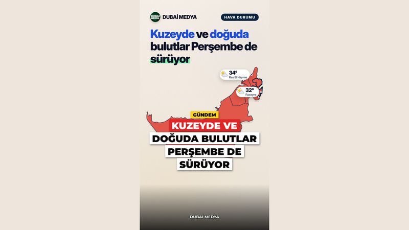 Kuzeyde ve doğuda bulutlar Perşembe de sürüyor