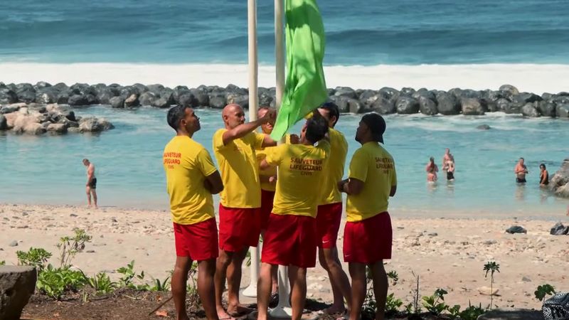 La Réunion'da Grande Anse deniz havuzu 12 yıl sonra yeniden yüzmeye açıldı