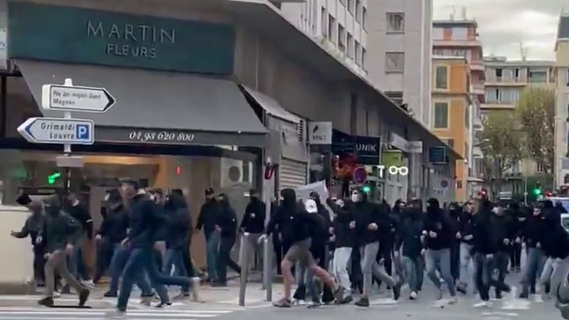 Nice'te aşırı sağcı grup barışçıl yürüyüşe saldırdı: 3 yaralı, 11 gözaltı
