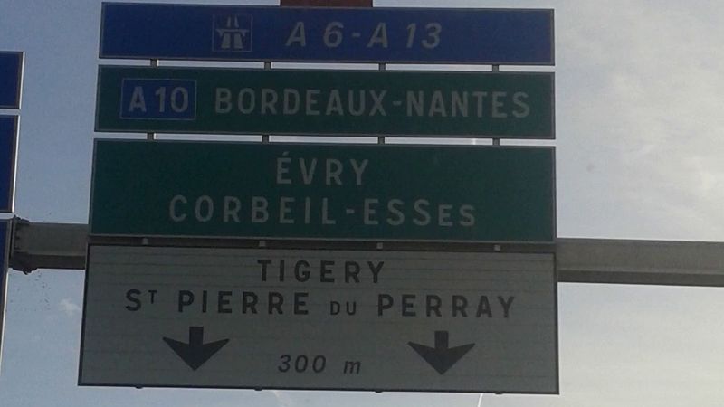Paris çevresinde N104 Francilienne'in bir bölümü 20-23 Ekim'de gece gündüz kapalı