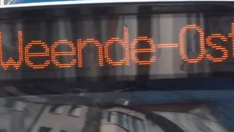 Göttingen'de şehir otobüsleri 26 Ekim'den itibaren yeniden 15 dakikada bir