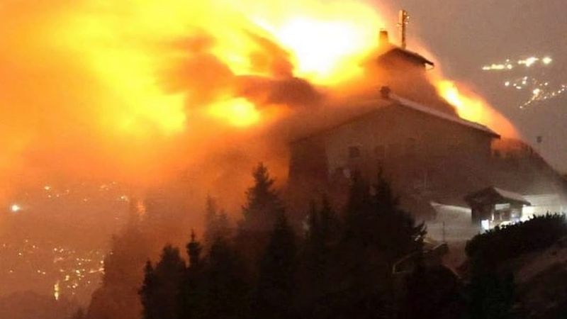 Kehlsteinhaus (Kartal Yuvası) yangınında kundaklama şüphesi: bir motosikletli gözaltında