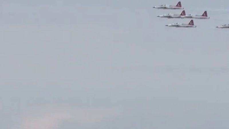 Türk Yıldızları 29 Ekim öncesi Ankara semalarında prova uçuşu yaptı