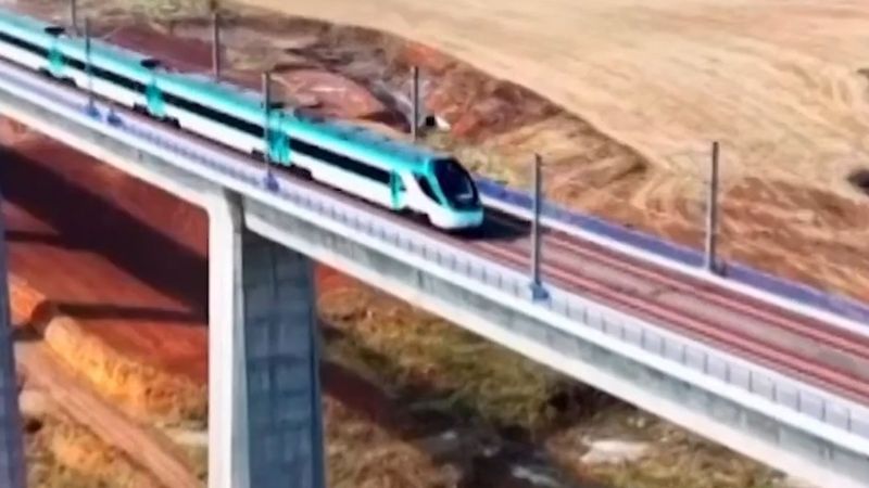 Milli hızlı tren Ankara-Kırıkkale hattında saatte 250 kilometreyle test edildi