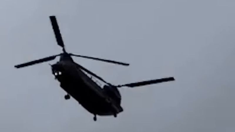 Paderborn yakınında İngiliz askerleri Chinook helikopterleriyle tatbikat yaptı, manevra 30 Ekim'e kadar sürecek