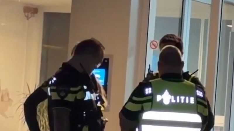 Maastricht'te kar maskeliler polisi alarma geçirdi: klip çekimi çıktı