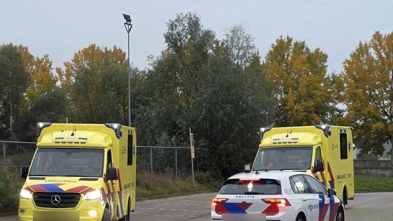 Groningen'de ateş açıldığı ihbarı: ambulans helikopteri çağrıldı
