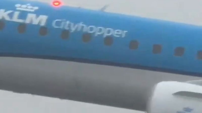 KLM sert rüzgâr nedeniyle bugün 20, 24 Ekim cumartesi 22 uçuşu iptal etti