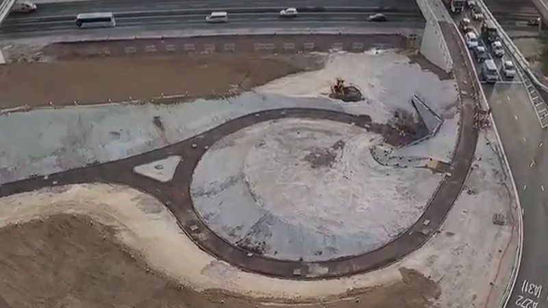 M3 otoyolu Winchester yakınında 23 Ekim Cuma akşamından 26 Ekim Pazartesi sabahına kadar iki yönde kapalı