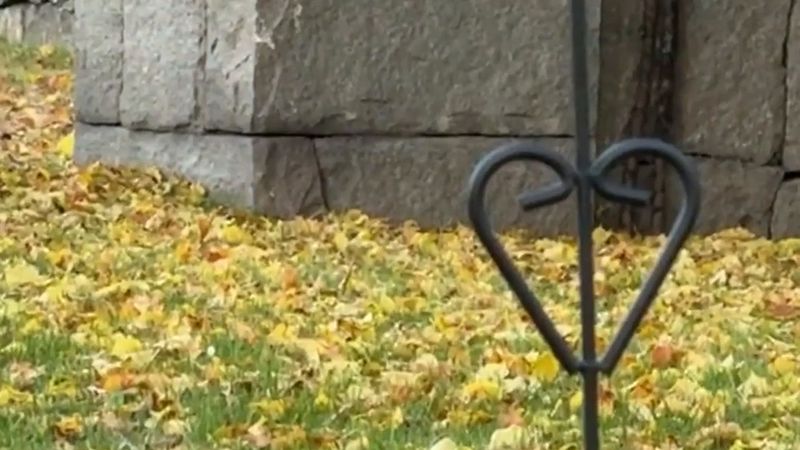 Ronneby'deki Bredåkra Mezarlığı 4 bin meşaleyle aydınlandı