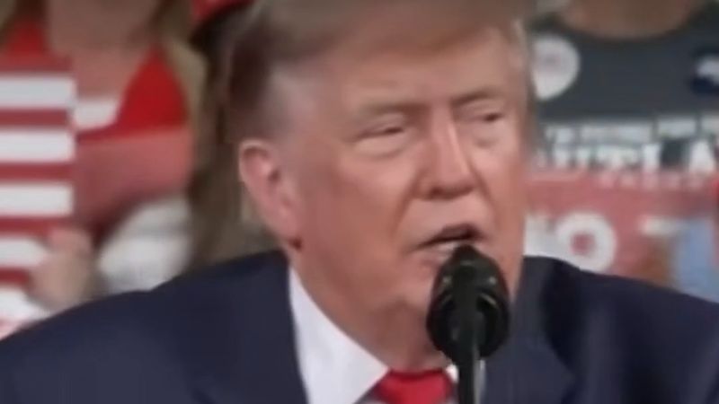 Trump mitingde göçmenler için İsveç'i örnek gösterdi