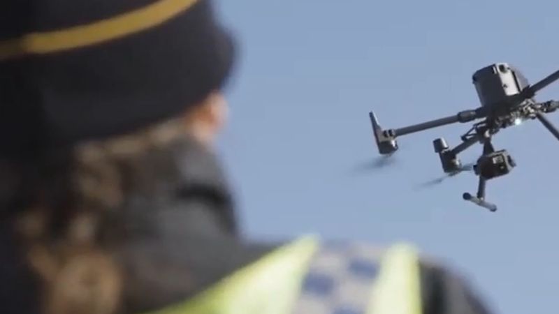 Stockholm polisi 24 Ekim akşamı Barkarby, Häggvik, Bro ve Arninge'yi dronla izleyecek
