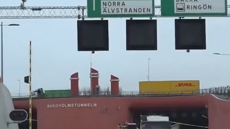 Göteborg'da Marieholm ve Tingstad tünelleri geceleri tamamen kapanıyor