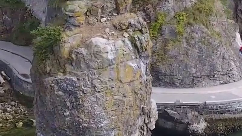 Vancouver'da Stanley Park Seawall'un Lumberman's Arch-Third Beach bölümü 26 Ekim-14 Kasım kapalı