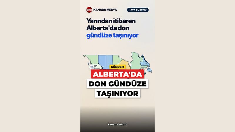 Yarından itibaren Alberta'da don gündüze taşınıyor