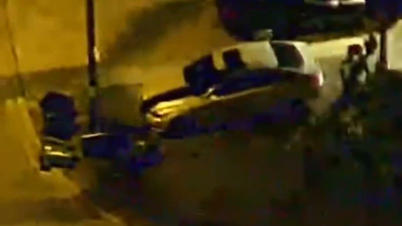 Polis helikopteri, ön lastiği kopmuş araçla jant üstünde giden 17 yaşındaki sürücüyü havadan buldu