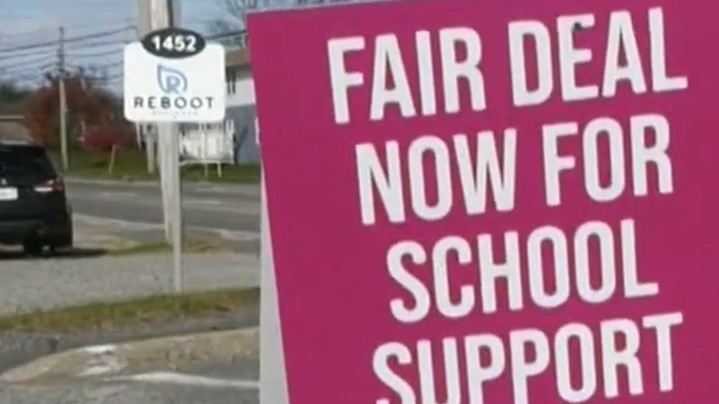 Nova Scotia'da 5.500'ü aşkın okul destek personeli 2 Kasım Pazartesi greve çıkabilir