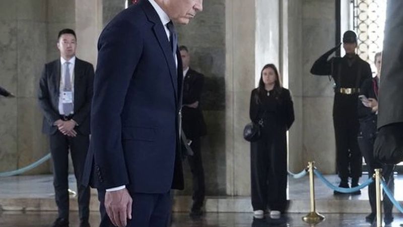 Carney 22 Ekim'de Ankara'ya indi, Anıtkabir'e çelenk bıraktı; Beştepe'de Erdoğan görüşmesi