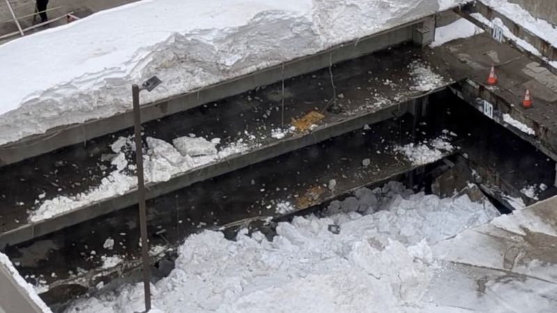 Ottawa'da geçen yıl çöken otoparkın nedeni belli oldu: aşırı kar yükü