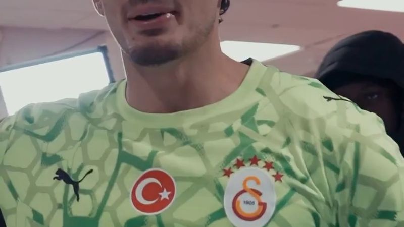 Galatasaray Lille'i 4-2 yendi, koridorda büyük coşku