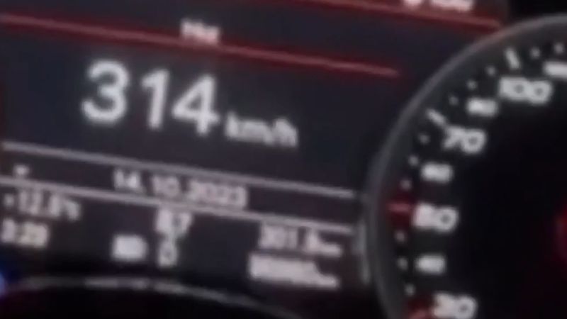 İzmir'de otoyolda 314 km hız yapıp görüntüleri paylaşan sürücüye 25 bin TL ceza